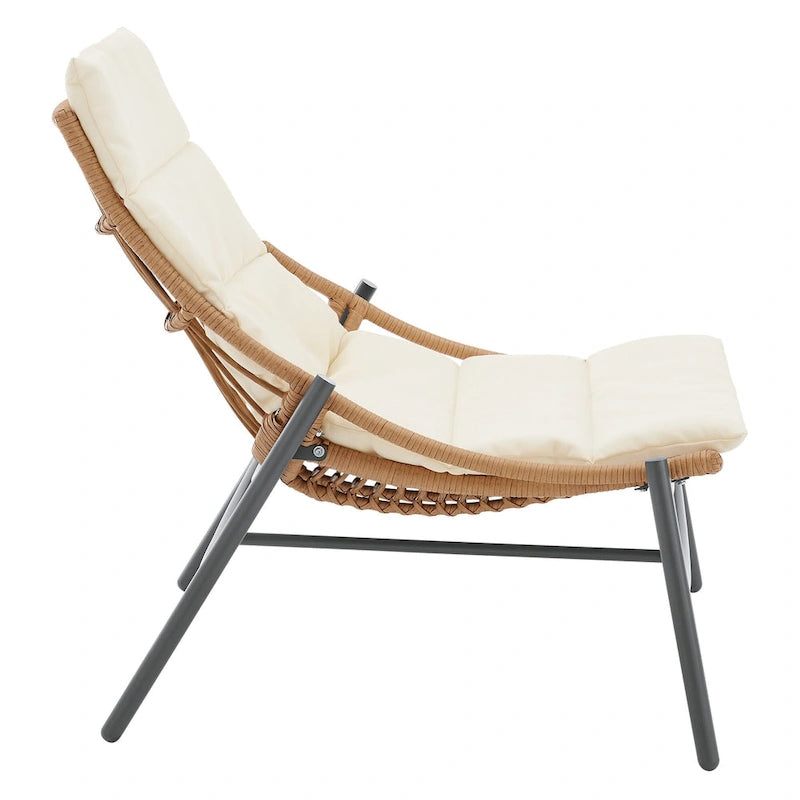 Ensemble de conversation de patio moderne 3 pièces Sunset Manhattan Comfort