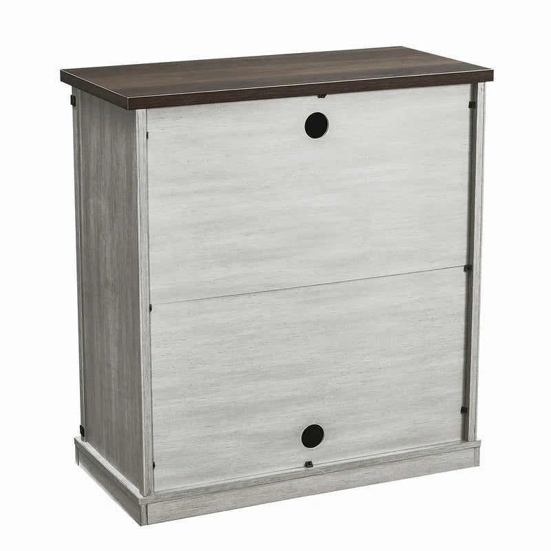 Meuble TV compact de 32 po pour téléviseurs de 40 po avec portes de grange - 32 po de largeur