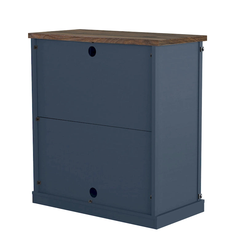Meuble TV compact de 32 po pour téléviseurs de 40 po avec portes de grange - 32 po de largeur