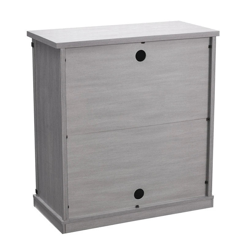 Meuble TV compact de 32 po pour téléviseurs de 40 po avec portes de grange - 32 po de largeur