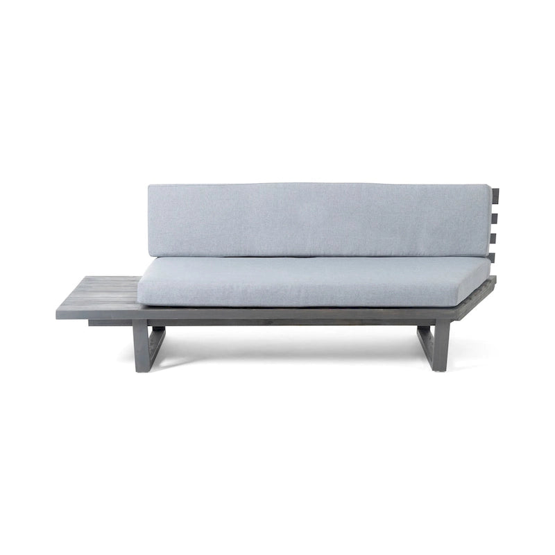 Mobilier de jardin contemporain : ensemble de canapés modulables 5 pièces
