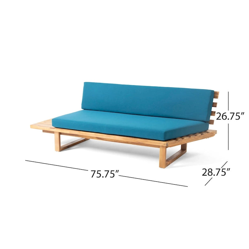 Mobilier de jardin contemporain : ensemble de canapés modulables 5 pièces
