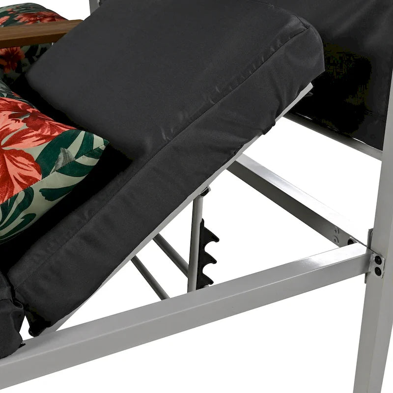 Bain de soleil/lit de repos d'extérieur avec coussins