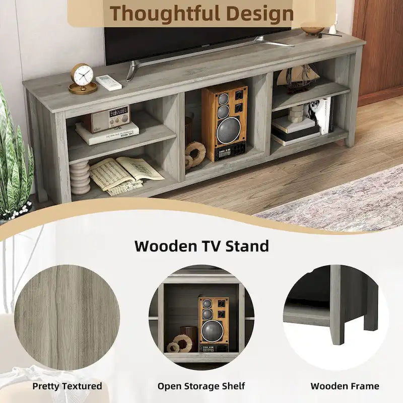 Meuble TV, console multimédia sans tiroir - N/A