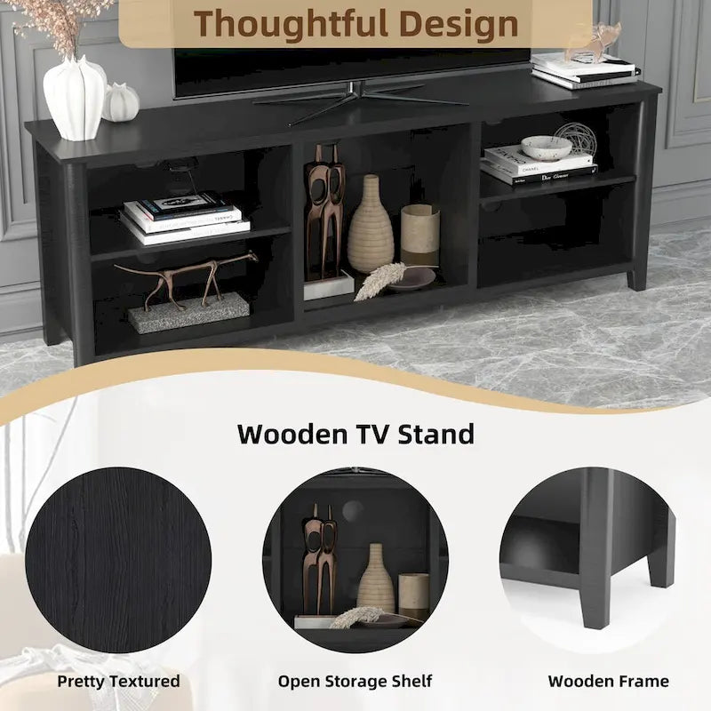 Meuble TV, console multimédia sans tiroir - N/A