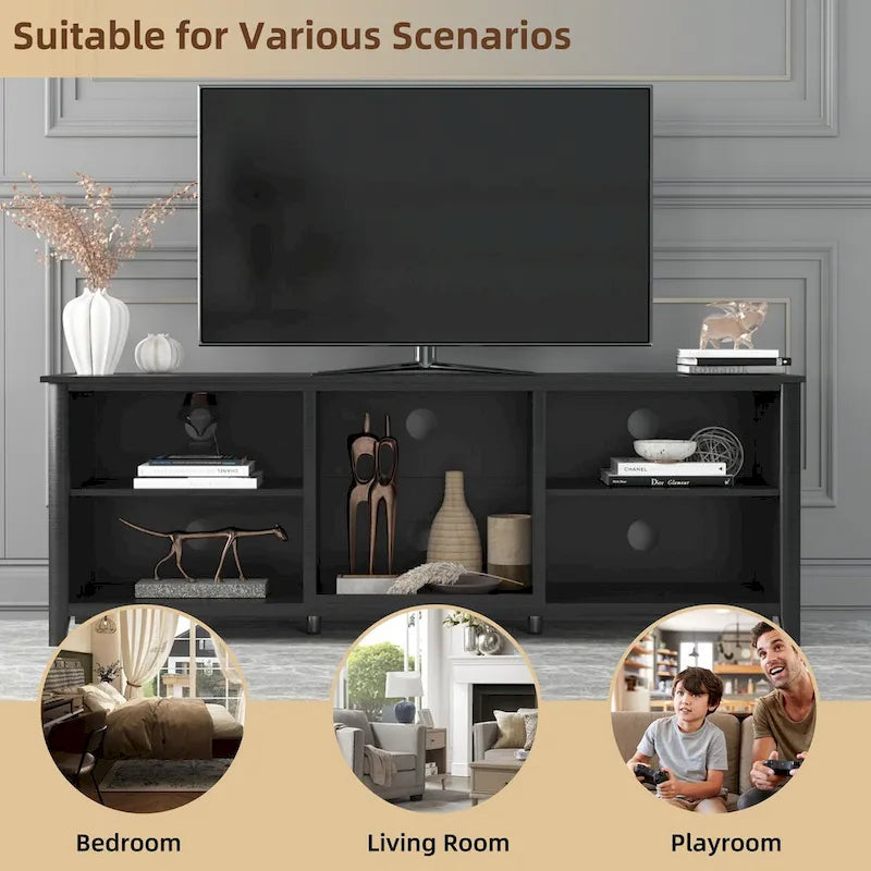 Meuble TV, console multimédia sans tiroir - N/A