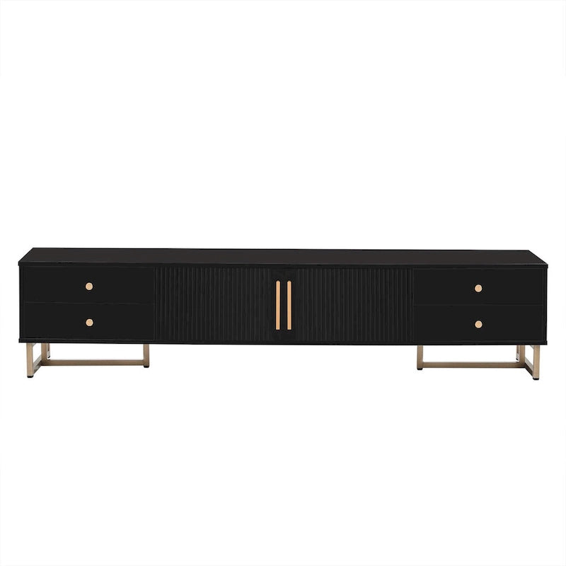 Meuble TV moderne de 65+ pouces avec rangement pour salon