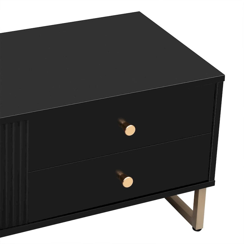 Meuble TV moderne de 65+ pouces avec rangement pour salon