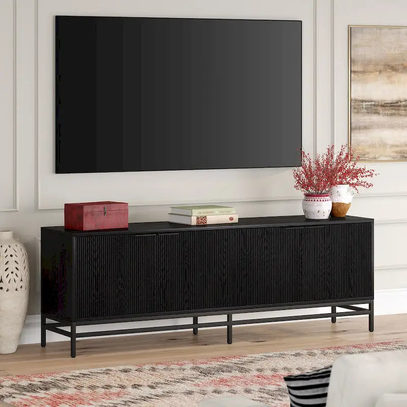 Meuble TV rectangulaire Montello pour téléviseurs jusqu'à 78 po - 70 de large