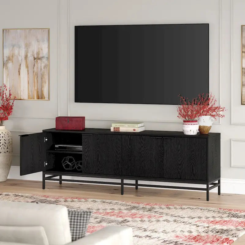 Meuble TV rectangulaire Montello pour téléviseurs jusqu'à 78 po - 70 de large