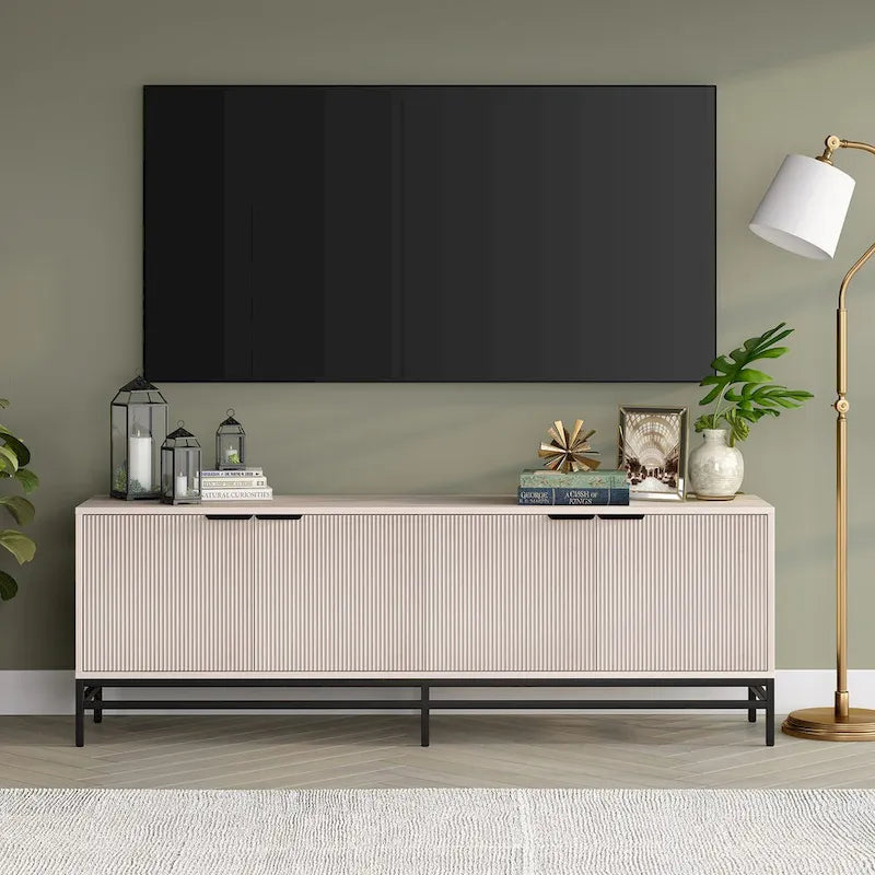 Meuble TV rectangulaire Montello pour téléviseurs jusqu'à 78 po - 70 de large