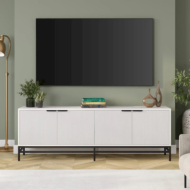 Meuble TV rectangulaire Montello pour téléviseurs jusqu'à 78 po - 70 de large