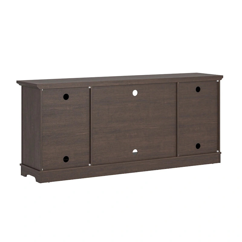 70 Farmhouse TV Stand Console for TVs up to 75 inch - Easy Assembly - 70 in Width