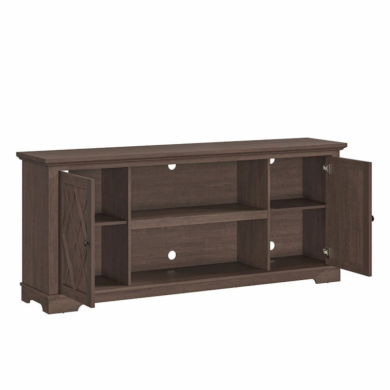 70 Farmhouse TV Stand Console for TVs up to 75 inch - Easy Assembly - 70 in Width