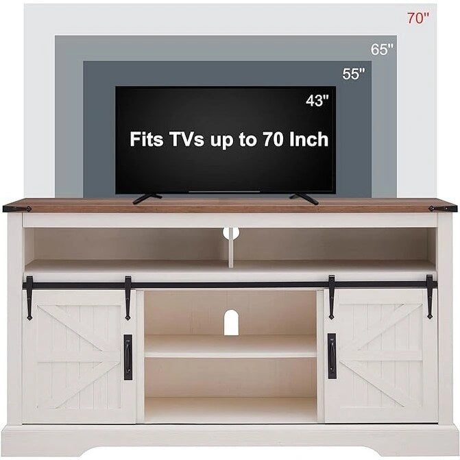 Meuble TV en bois de ferme, Meuble TV haut, Meuble console multimédia