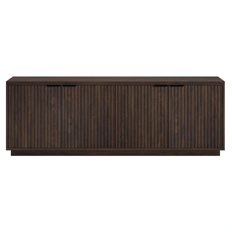 Meuble TV rectangulaire Mansfield pour téléviseurs jusqu'à 78 po - 70 de large