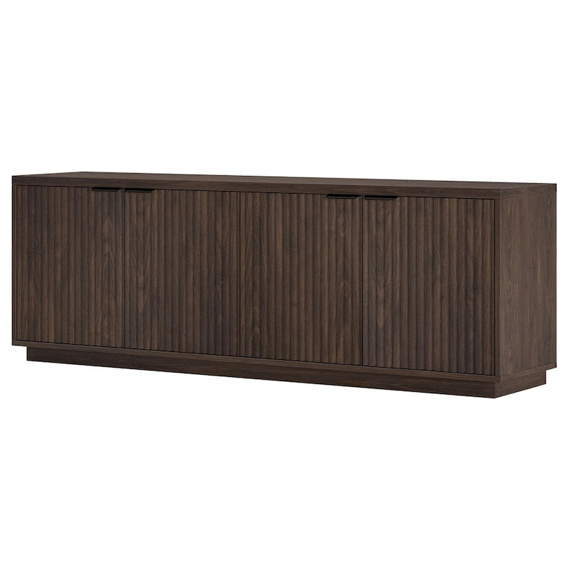 Meuble TV rectangulaire Mansfield pour téléviseurs jusqu'à 78 po - 70 de large