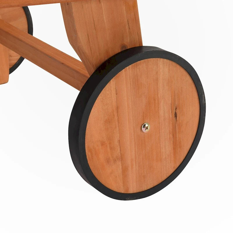 Chaises longues de jardin d'extérieur avec roulettes et tiroirs