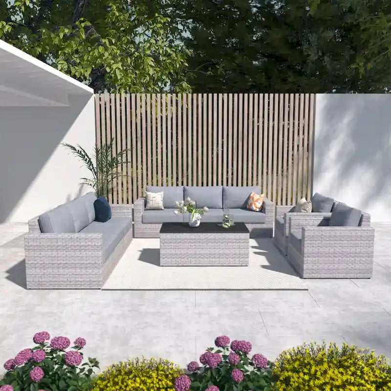 Avalon Bay 9-piece Deep Seating Set