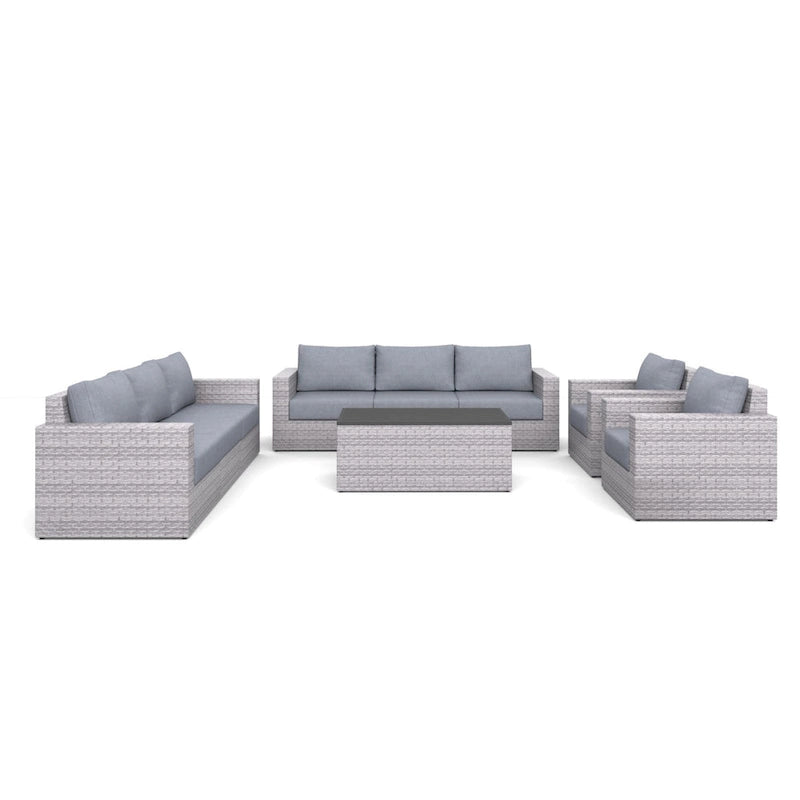 Ensemble de mobilier de jardin Avalon Bay 9 pièces