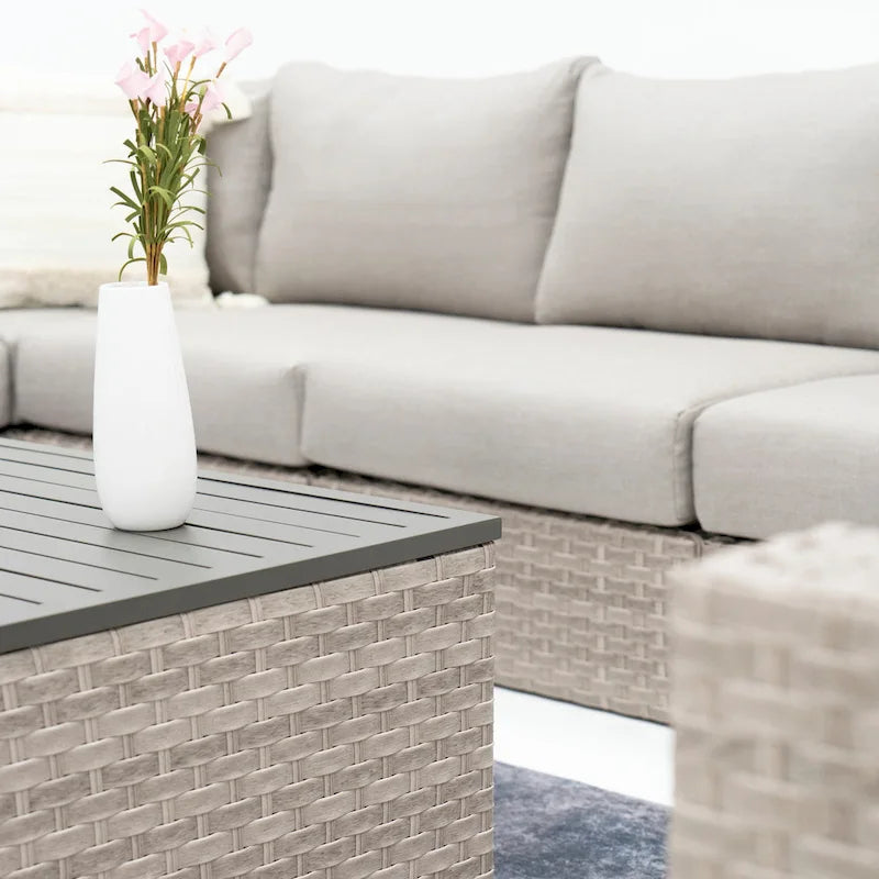 Ensemble de mobilier de jardin Avalon Bay 9 pièces