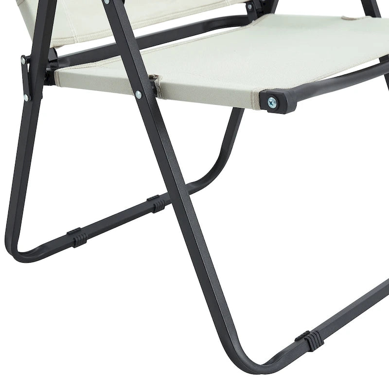 Chaise pliante d'extérieur 1 place pour l'intérieur, le camping, les pique-niques, la plage, le jardin, les barbecues, les fêtes, le patio