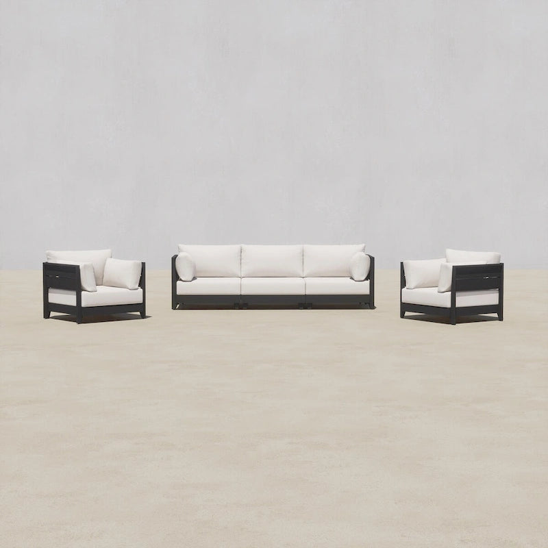 Ensemble de mobilier d'extérieur Galway 5 pièces avec chaises multiples