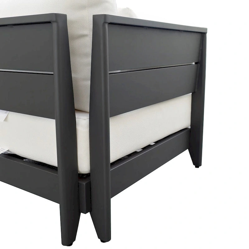 Ensemble de mobilier d'extérieur Galway 5 pièces avec chaises multiples