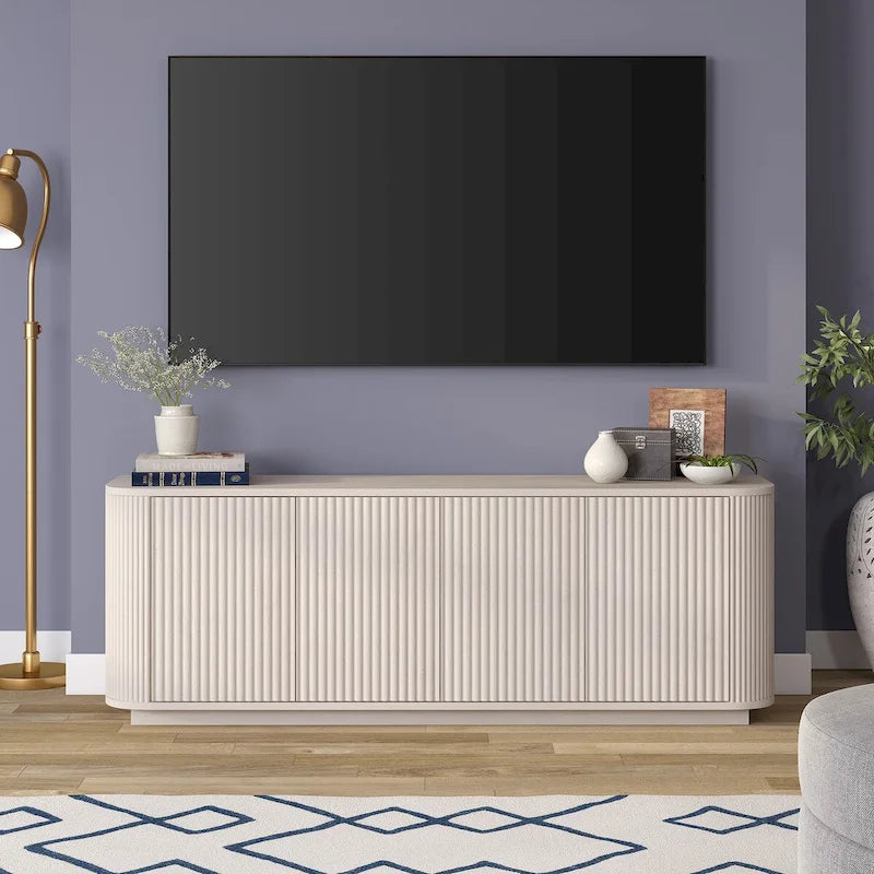 Meuble TV rectangulaire Canton pour téléviseurs jusqu'à 75 pouces - 68 po de large