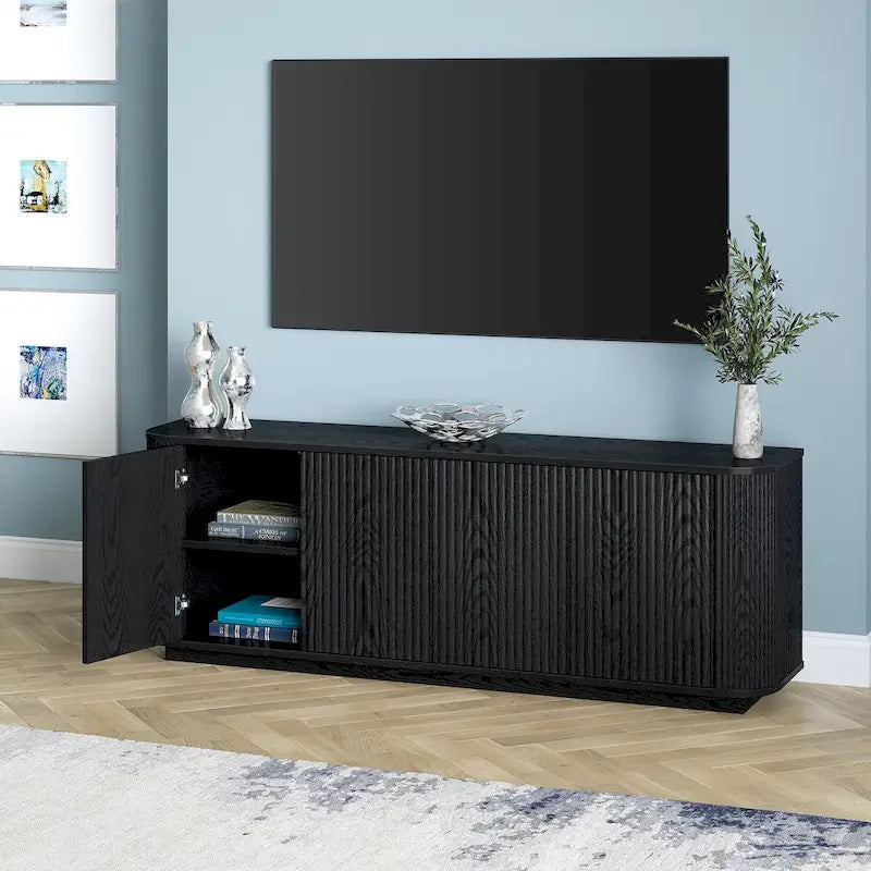 Meuble TV rectangulaire Canton pour téléviseurs jusqu'à 75 pouces - 68 po de large