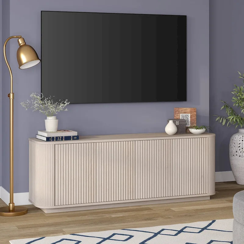 Meuble TV rectangulaire Canton pour téléviseurs jusqu'à 75 pouces - 68 po de large