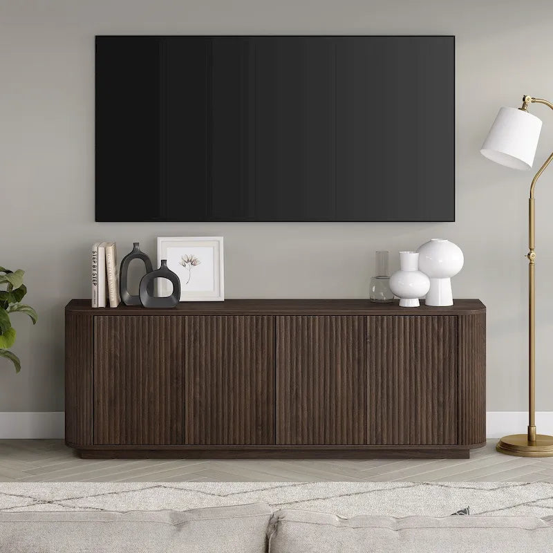 Meuble TV rectangulaire Canton pour téléviseurs jusqu'à 75 pouces - 68 po de large