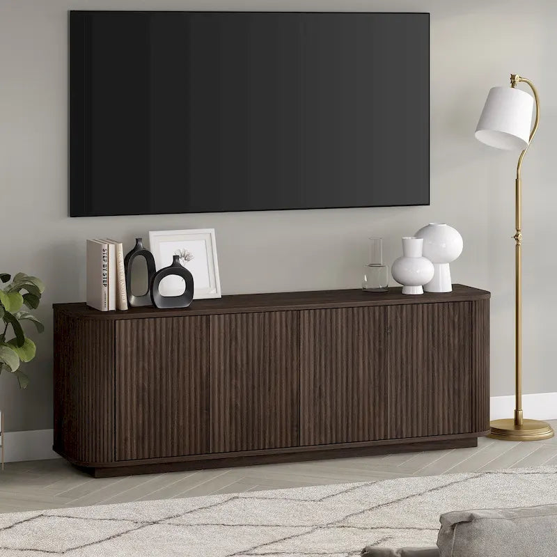 Meuble TV rectangulaire Canton pour téléviseurs jusqu'à 75 pouces - 68 po de large