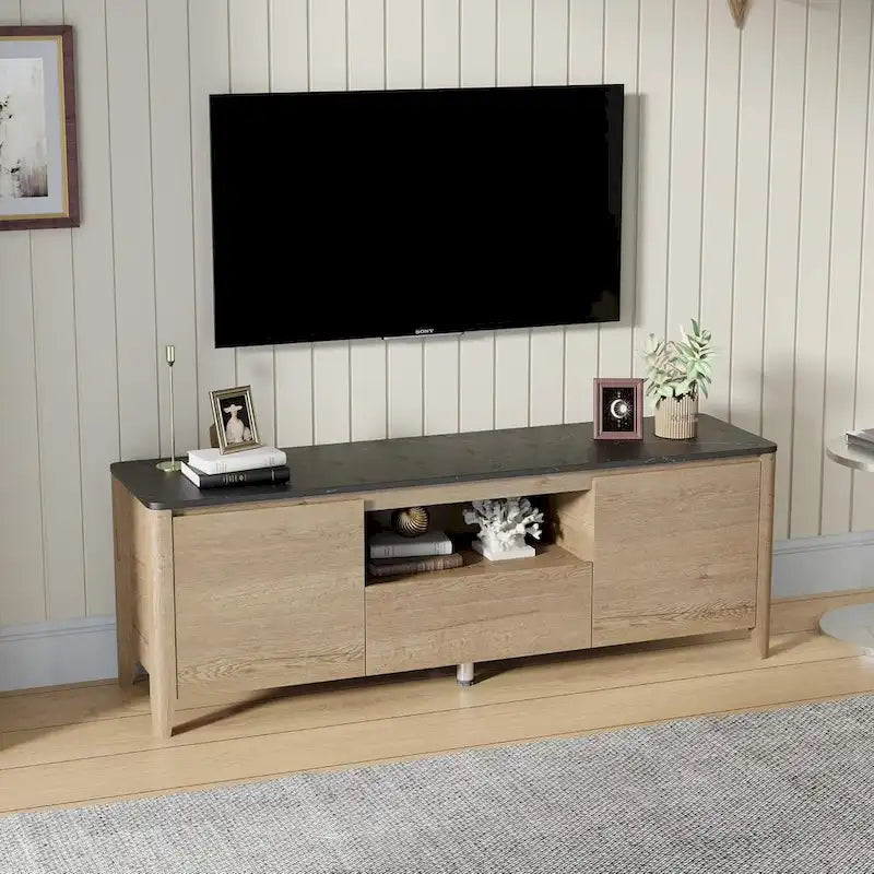 Meuble TV moderne 58 po Meuble TV avec rangement - 58 pouces