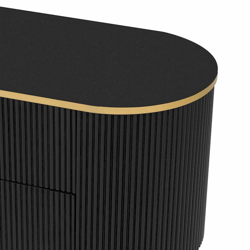 Meuble TV moderne pour téléviseurs jusqu'à 80 pouces, meuble de divertissement avec tiroirs et armoire