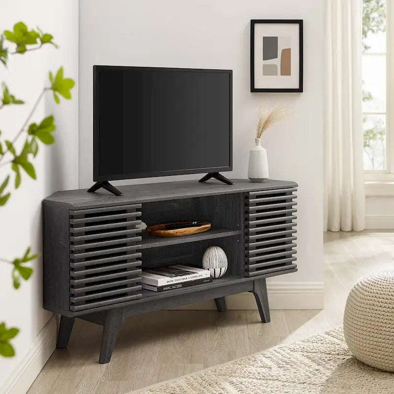 Render 46 Corner TV Stand