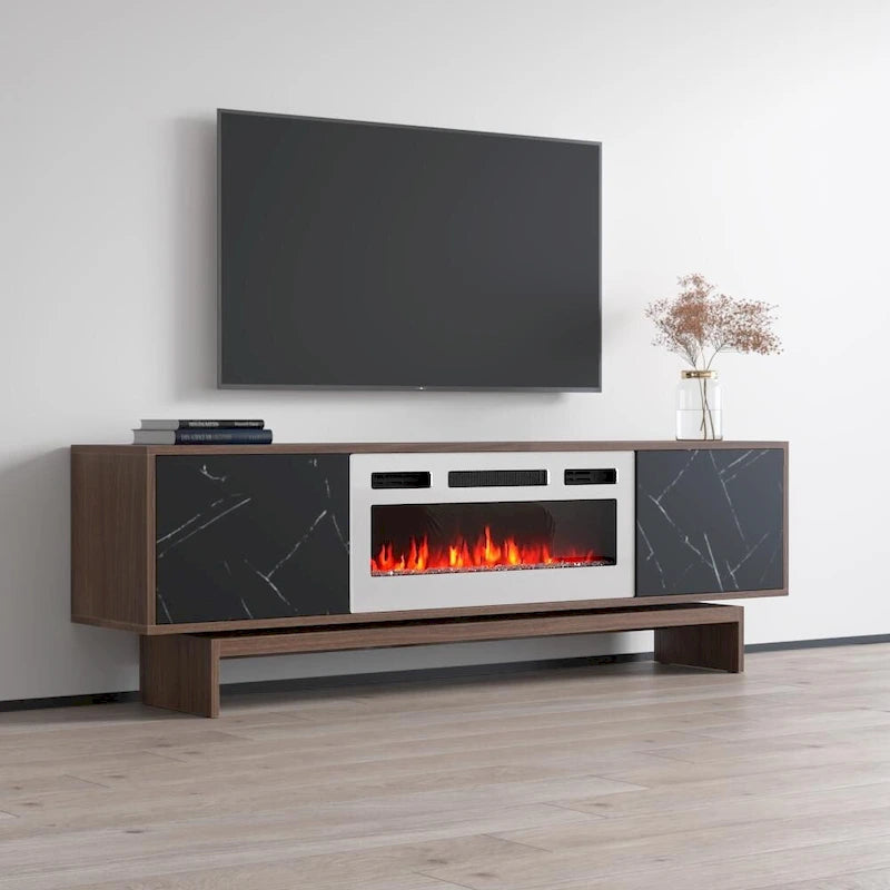Meuble TV de cheminée Gram WH-EF