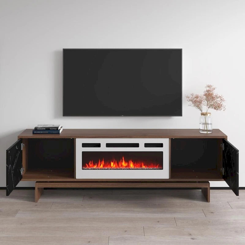 Meuble TV de cheminée Gram WH-EF