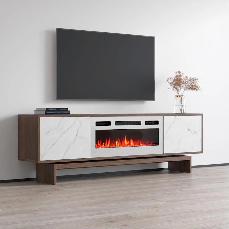 Meuble TV de cheminée Gram WH-EF