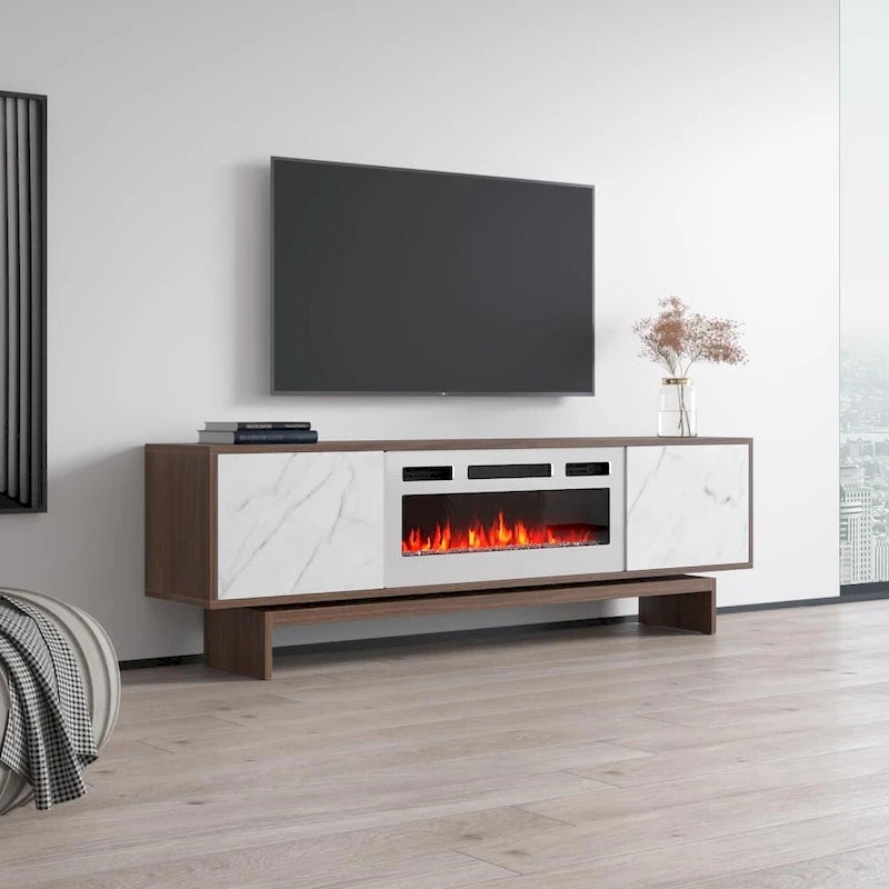 Meuble TV de cheminée Gram WH-EF