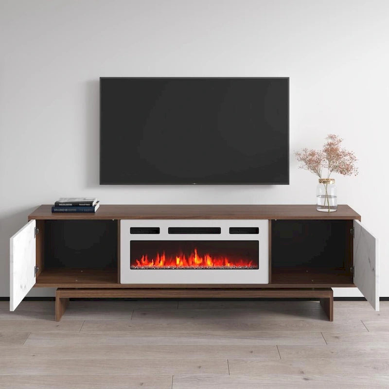 Meuble TV de cheminée Gram WH-EF