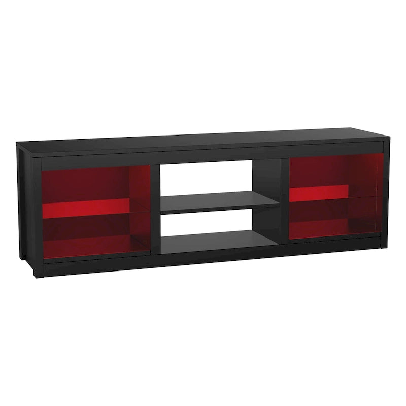 Meuble TV Console Moderne 66" avec LED RGB pour TV jusqu'à 75"