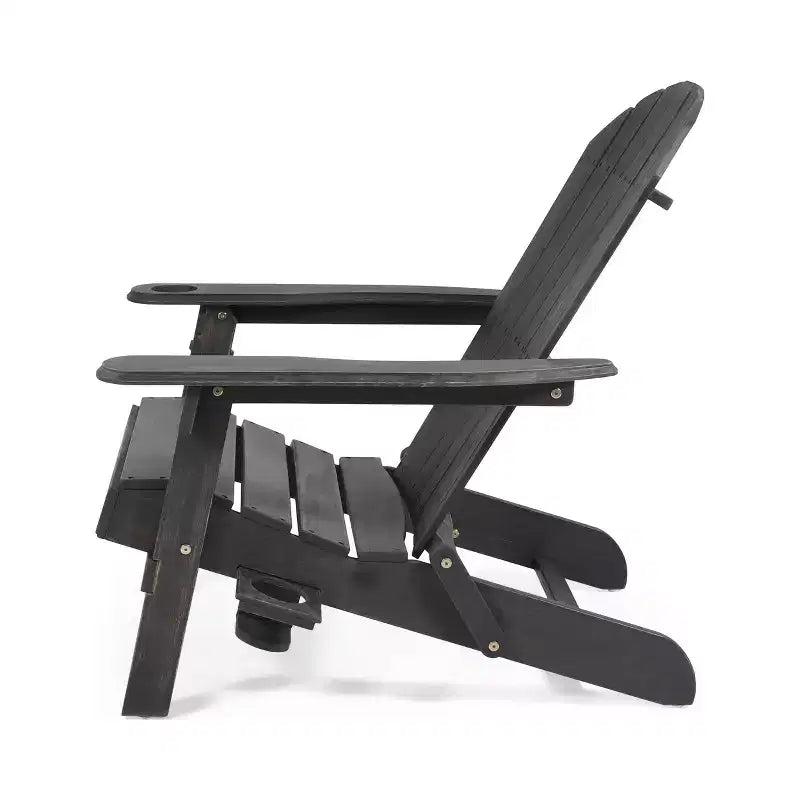 Bellwood Outdoor Acacia Wood Folding Adirondack Chair - Christopher Knight