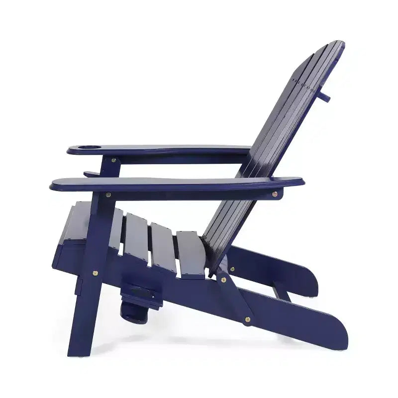 Bellwood Outdoor Acacia Wood Folding Adirondack Chair - Christopher Knight