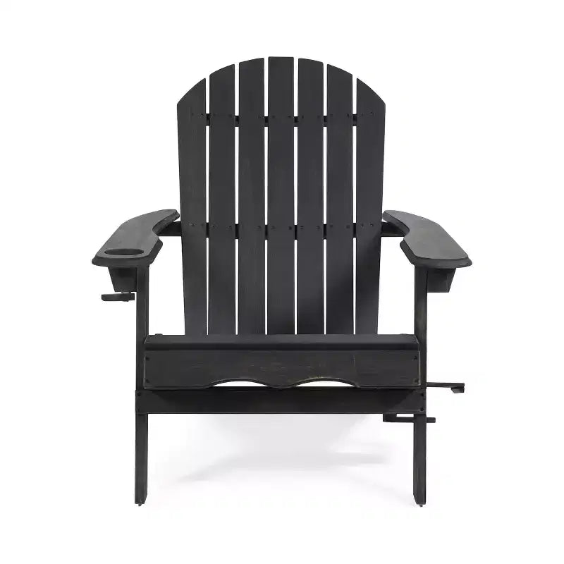 Bellwood Outdoor Acacia Wood Folding Adirondack Chair - Christopher Knight