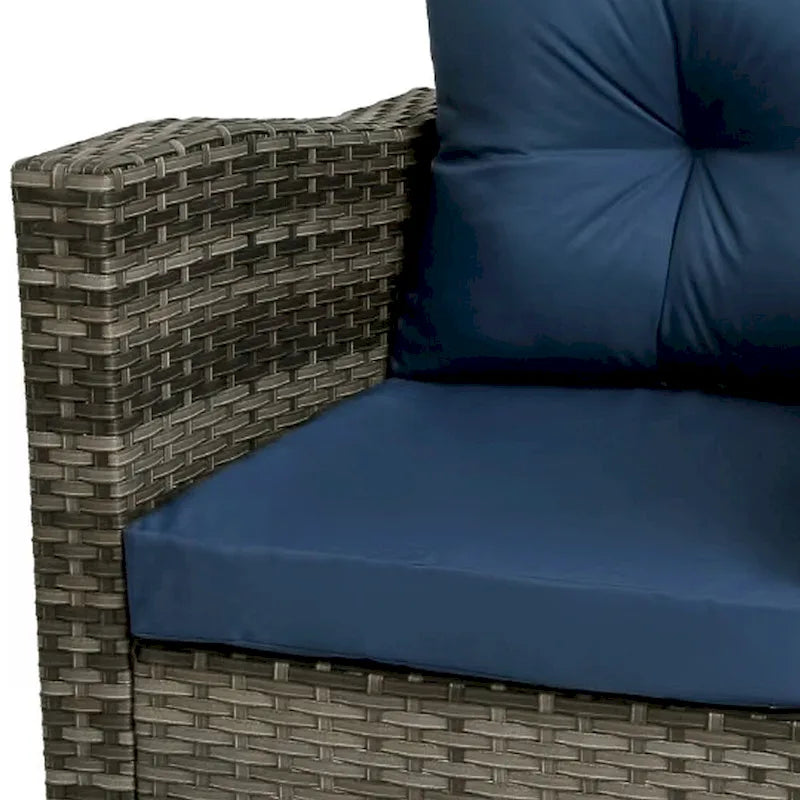 Ensemble de 3 meubles de patio pivotants d'extérieur