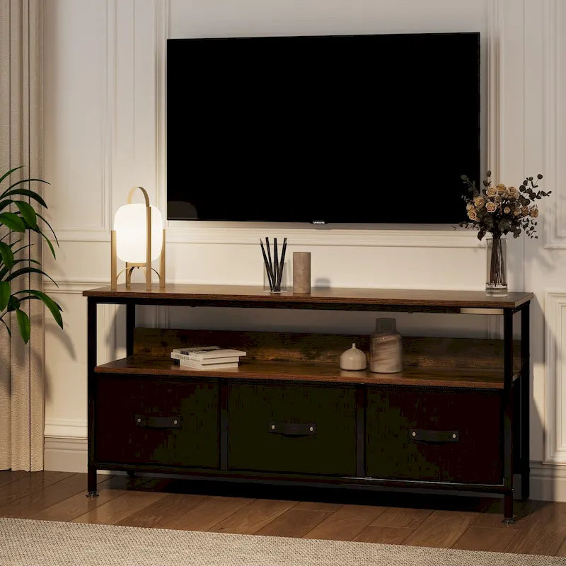 Meuble TV de 140 cm avec Rangement