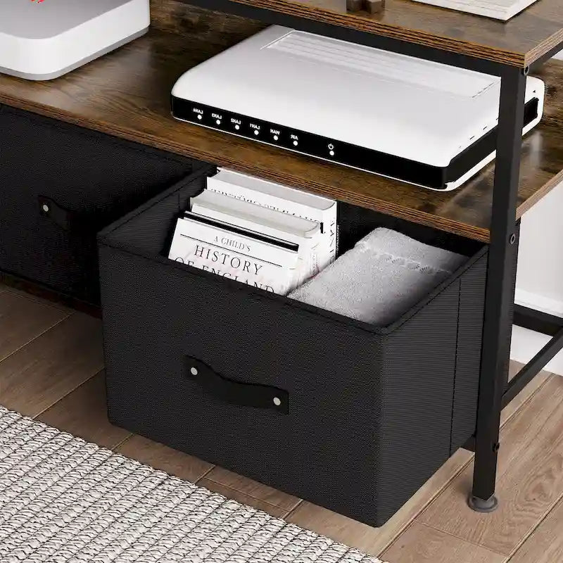 Meuble TV de 140 cm avec Rangement