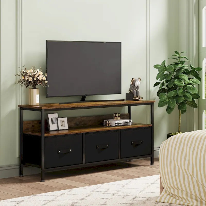 Meuble TV de 140 cm avec Rangement