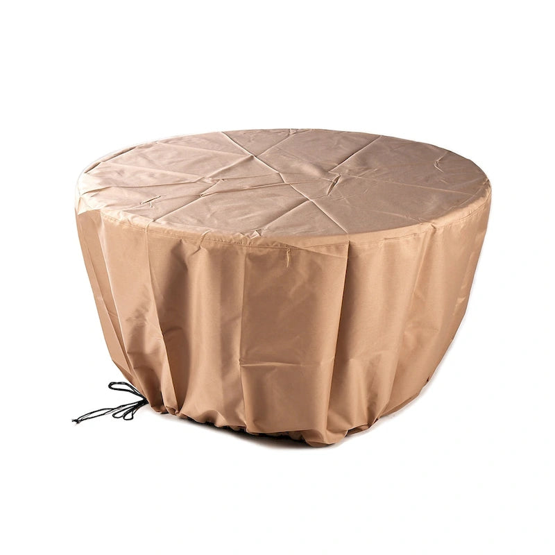 Ensemble table brasero en aluminium noir avec quatre fauteuils de club